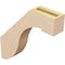 Ekena Millwork 3-inch W x 16-inch D x 16-inch H Del Monte Rough Cedar Woodgrain TimberThane Knee Brace, Primed BRCUR03X16X16DELRCPR - alternate 5